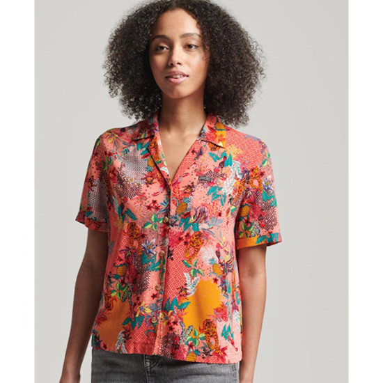 Superdry Γυναικείο πουκάμισο Vintage Resort Shirt